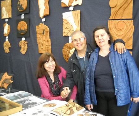 Padiglione dell'Arte Contemporanea a Conca D'Oro - maggio 2016 con Egidio Scardamaglia e consorte